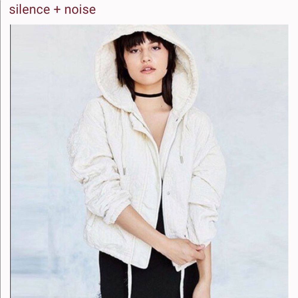 Silence + Noise Velvet Jacket